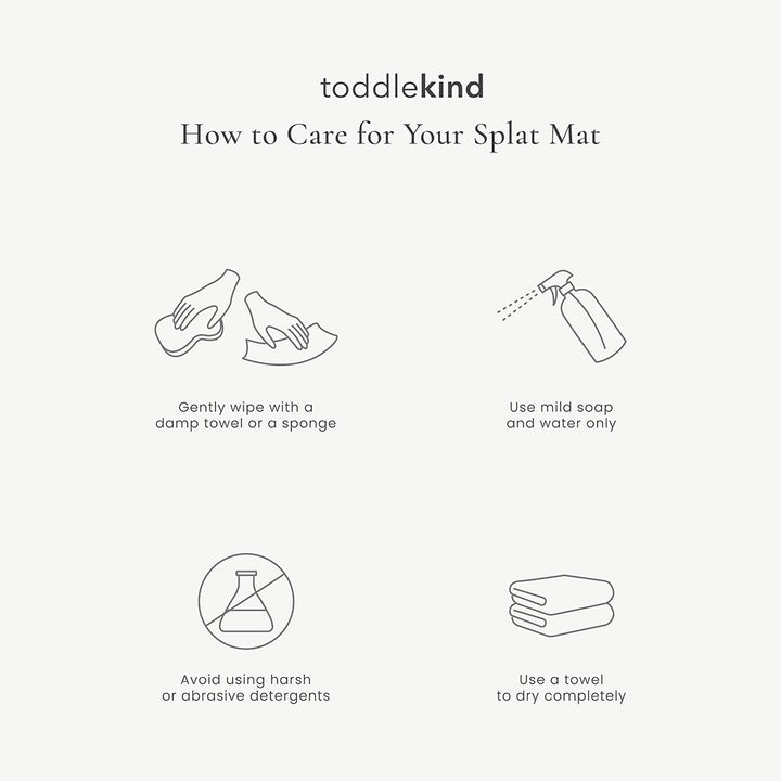 Toddlekind Sand Highchair Splat Mat - Anchor-Weaning Mats-Anchor-Sand | Natural Baby Shower
