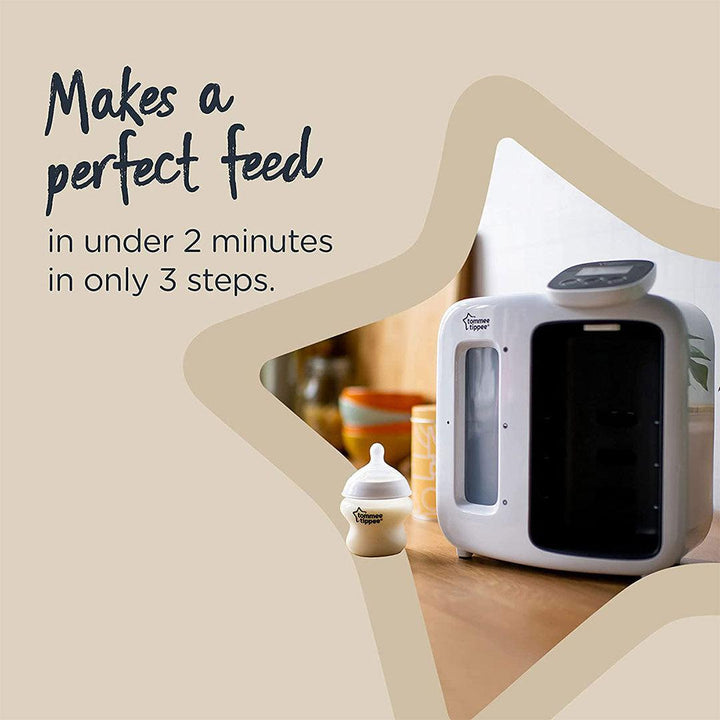 Tommee Tippee New Perfect Prep Day + Night - White-Bottle Prep Machines-White- | Natural Baby Shower