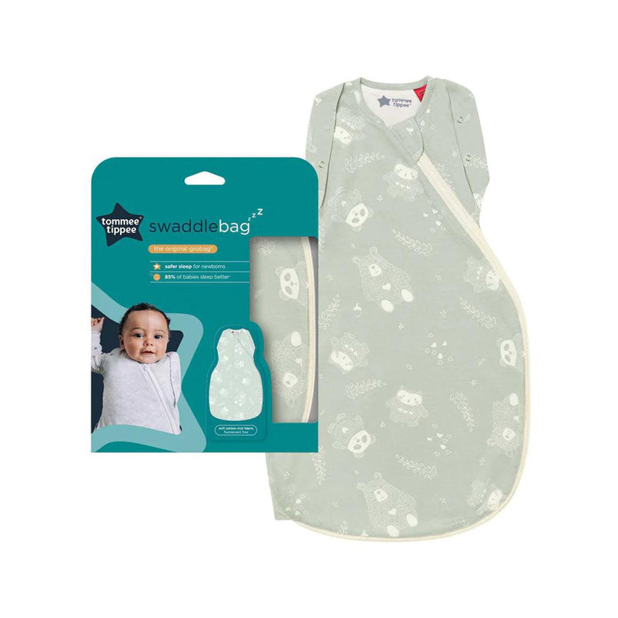 Tommee Tippee Swaddling Bag - 1.0 Tog - Wood-Sleeping Bags-0-3m- | Natural Baby Shower