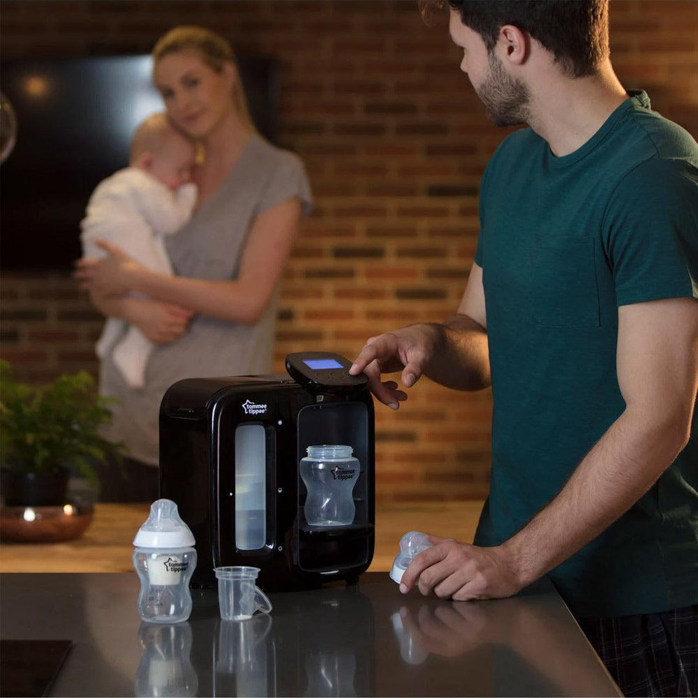 Tommee Tippee New Perfect Prep Day + Night - Black-Bottle Prep Machines-Black- | Natural Baby Shower