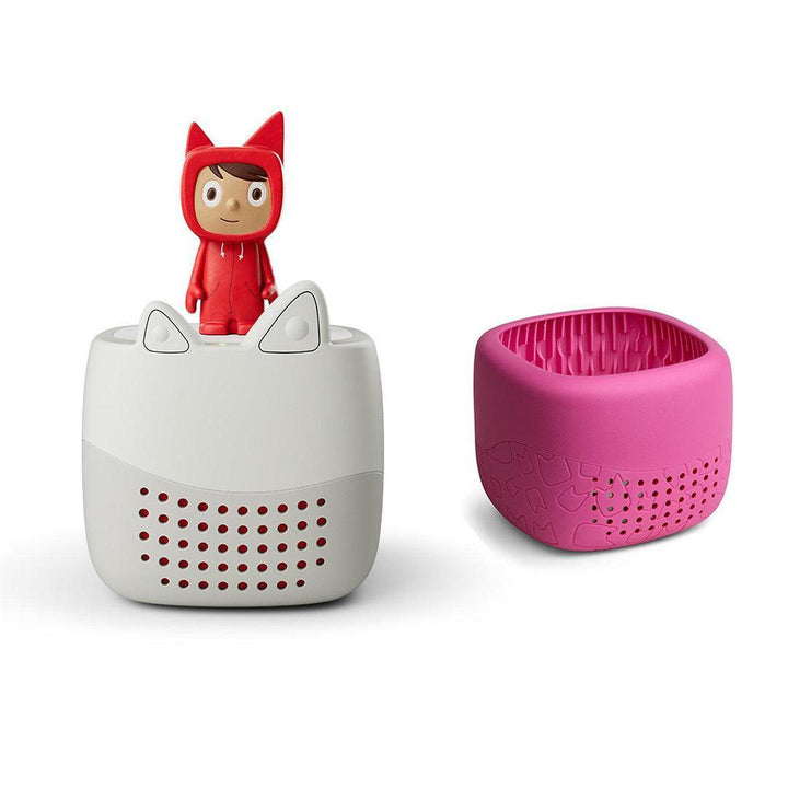 Tonies Toniebox Lite Starter Set + Lite Cover-Audio Players-Berry Pink- | Natural Baby Shower