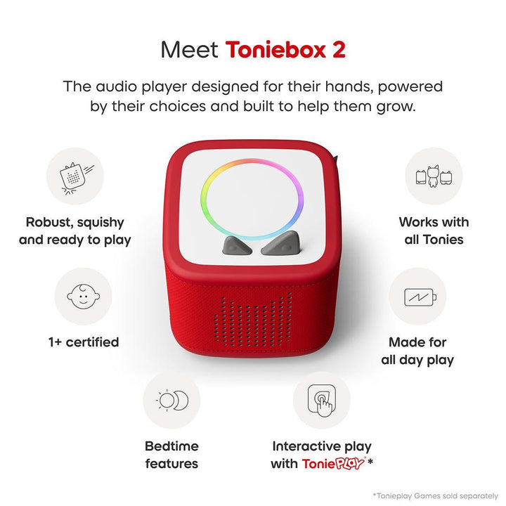 Tonies Toniebox 2 Bundle - Julia Donaldson (5pc)-Audio Players-Blue- | Natural Baby Shower