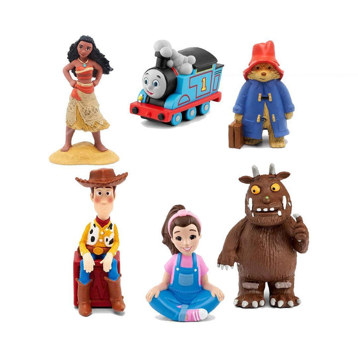 Tonies 6 Character Bundle | Build Your Own-Audio Player Cards + Characters- | Natural Baby Shower