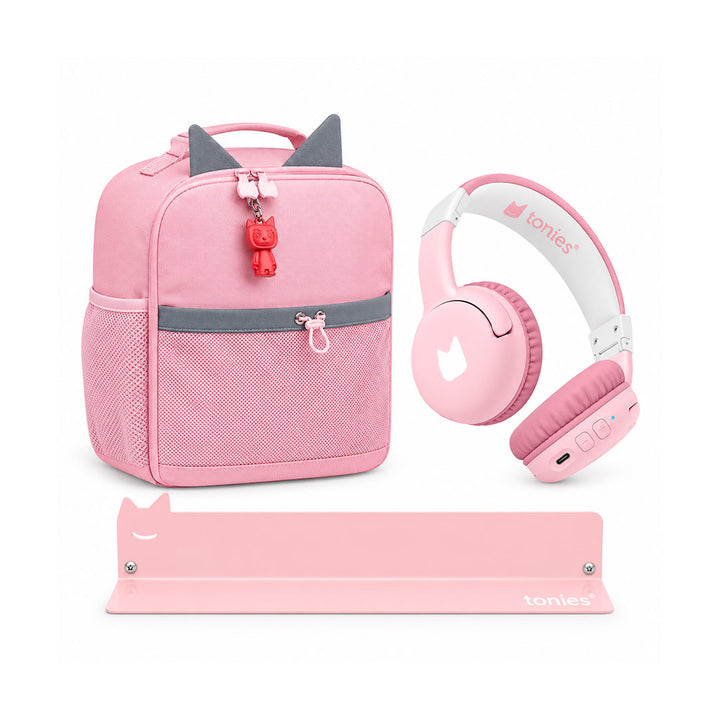 Tonies Accessory Bundle | Build Your Own | Backpack + Headphones + Wall Shelf