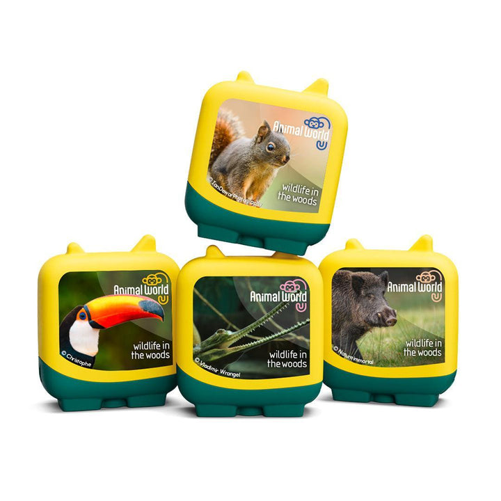 Tonies Animal World: Wildlife in the Woods-Audio Player Cards + Characters- | Natural Baby Shower