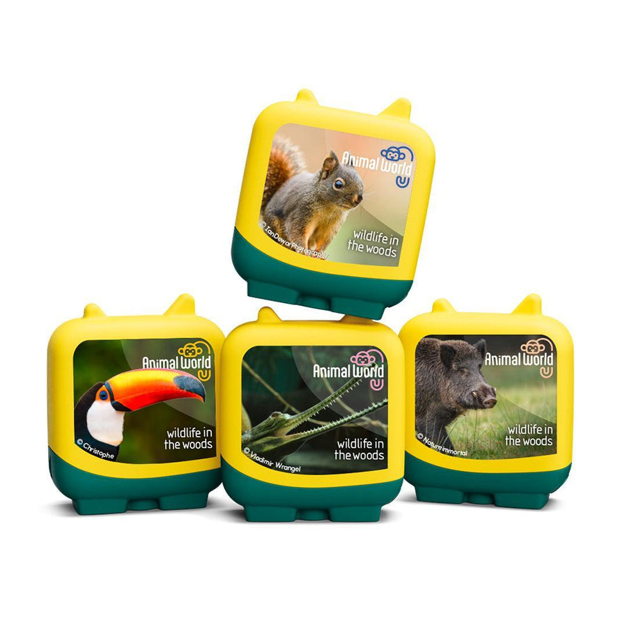 Tonies Animal World: Wildlife in the Woods-Audio Player Cards + Characters- | Natural Baby Shower