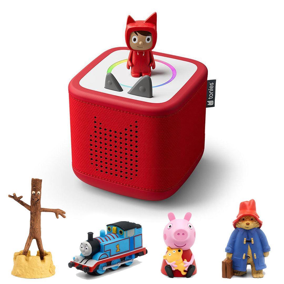 Tonies Toniebox 2 Bundle - Best Sellers (5pc)-Audio Players-Red- | Natural Baby Shower