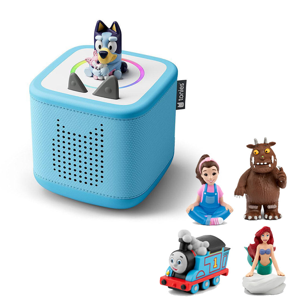 Tonies Toniebox 2 Bluey Build Your Own Bundle | Bluey + 4 Tonies-Audio Players- | Natural Baby Shower
