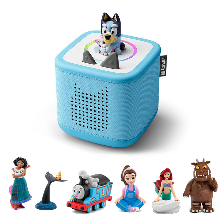 Tonies Toniebox 2 Bluey Build Your Own Bundle | Bluey + 6 Tonies-Audio Players- | Natural Baby Shower