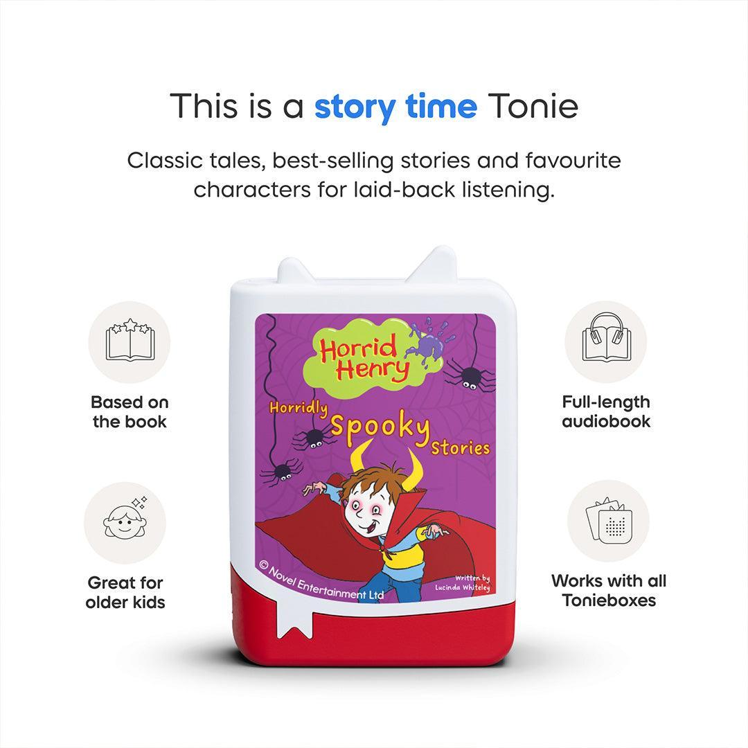 Tonies Book Pocket: Horrid Henry Horridly Spooky Stories-Audio Player Cards + Characters- | Natural Baby Shower