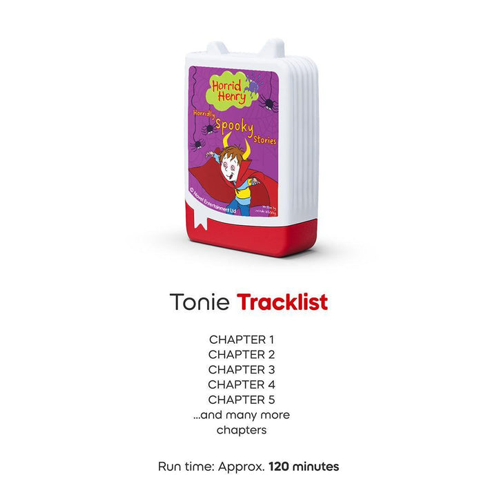 Tonies Book Pocket: Horrid Henry Horridly Spooky Stories-Audio Player Cards + Characters- | Natural Baby Shower