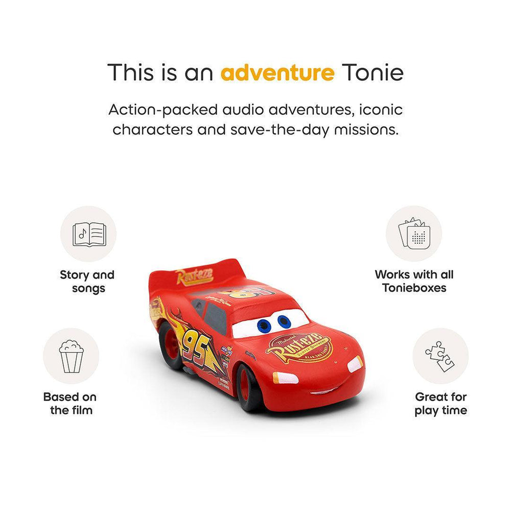 Tonies Disney - Cars: Lightning McQueen-Audio Player Cards + Characters- | Natural Baby Shower