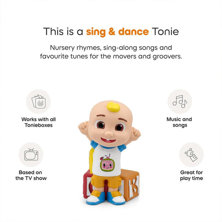 Tonies Cocomelon - Classic Jj-Audio Player Cards + Characters- | Natural Baby Shower
