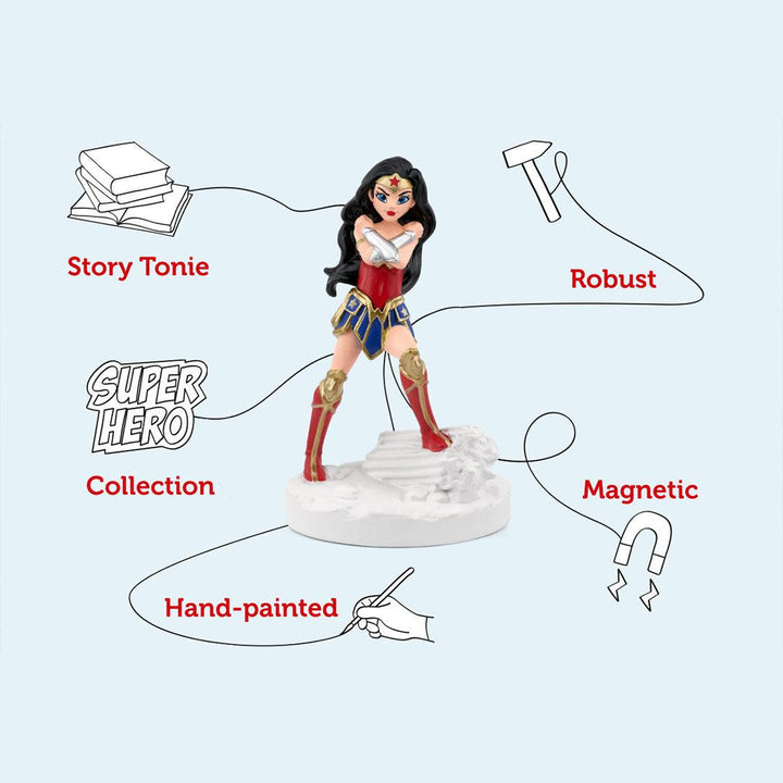Tonies - DC - Wonder Woman-Audio Player Cards + Characters- | Natural Baby Shower
