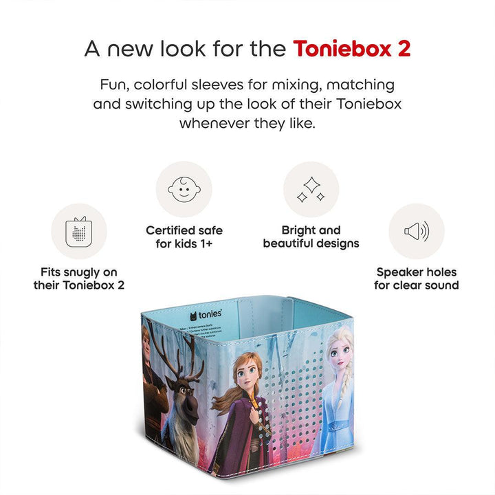 Tonies Disney Frozen Toniebox 2 Sleeve-Audio Player Accessories- | Natural Baby Shower