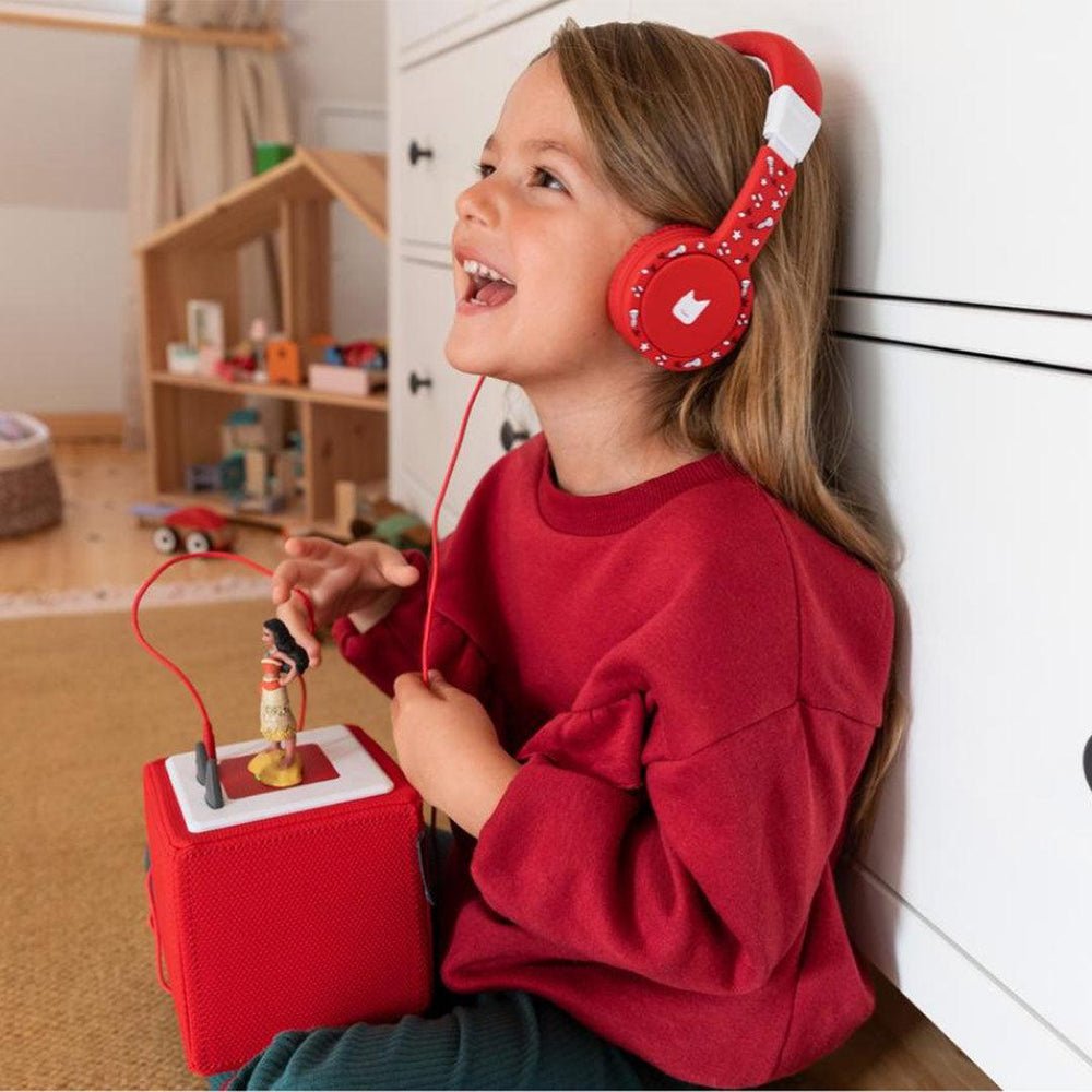 Tonies Foldable Headphones - Red-Audio Player Accessories-Red- | Natural Baby Shower