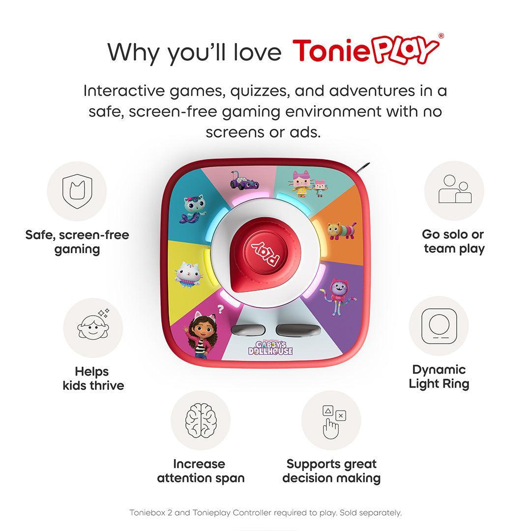 Tonies Gabby's Dollhouse - Gabby's Cat-tastic Scavenger Hunt Tonieplay Game-Audio Player Cards + Characters- | Natural Baby Shower