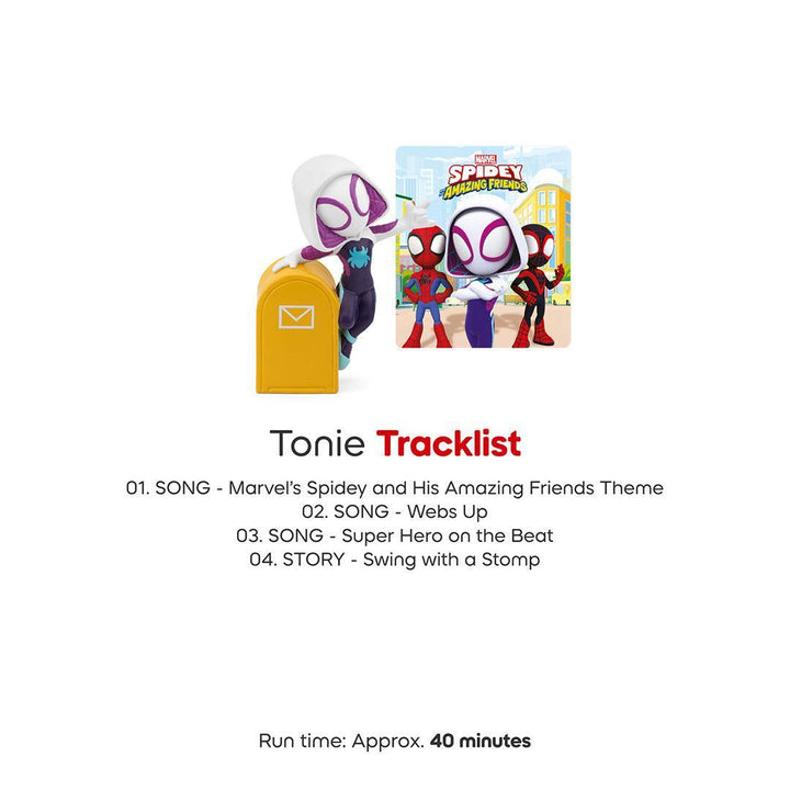 Tonies Marvel Spider-Man - Ghost Spider-Audio Player Cards + Characters- | Natural Baby Shower
