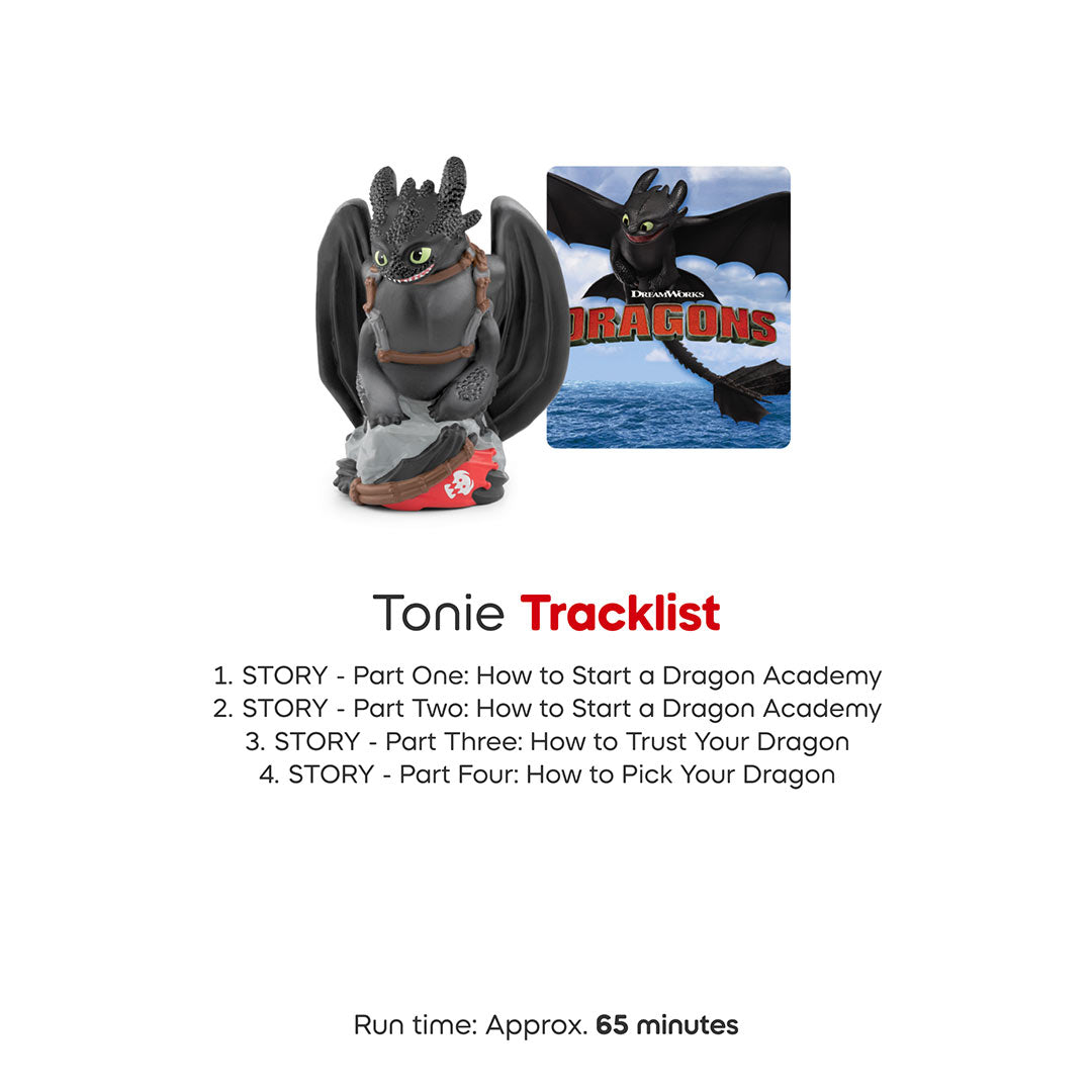 Tonies How to Train Your Dragon: Toothless-Audio Player Cards + Characters- | Natural Baby Shower
