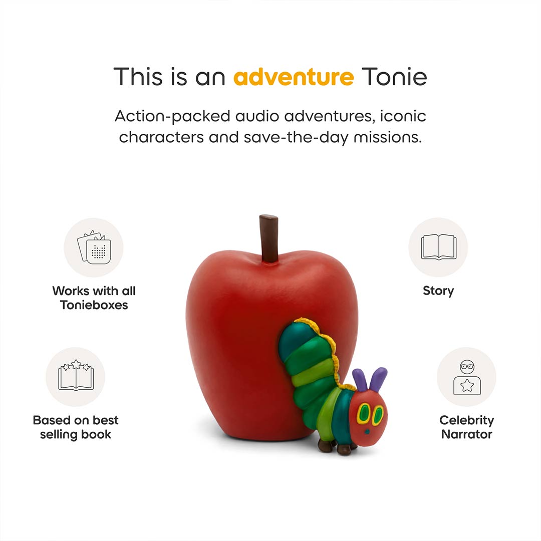 Tonies The World Of Eric Carle - The Very Hungry Caterpillar And Friends-Audio Player Cards + Characters- | Natural Baby Shower
