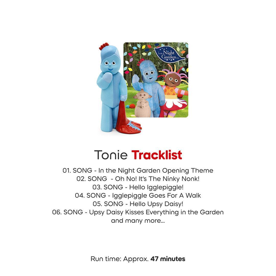Tonies In The Night Garden - A Musical Journey-Audio Player Cards + Characters- | Natural Baby Shower