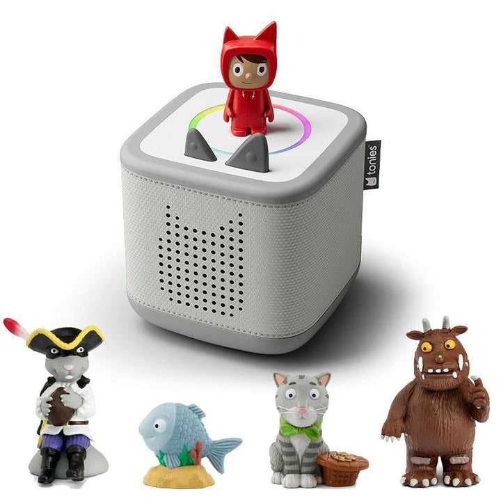 Tonies Toniebox 2 Bundle - Julia Donaldson (5pc)-Audio Players-Grey- | Natural Baby Shower