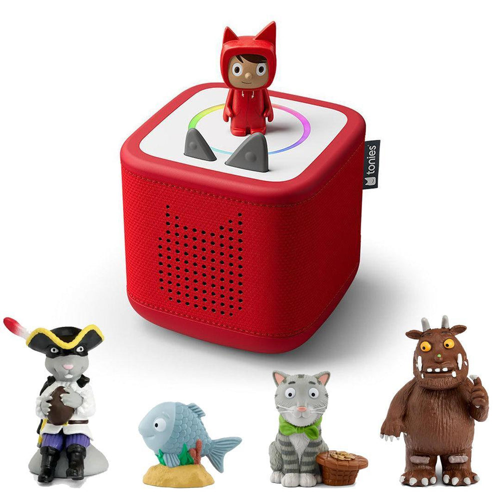 Tonies Toniebox 2 Bundle - Julia Donaldson (5pc)-Audio Players-Red- | Natural Baby Shower