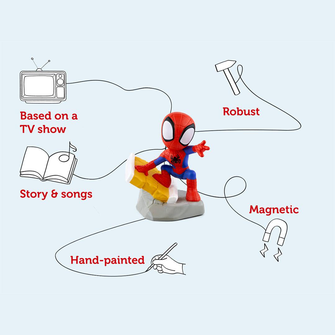 Tonies - Marvel Spiderman - Spidey And His Amazing Friends-Audio Player Cards + Characters- | Natural Baby Shower