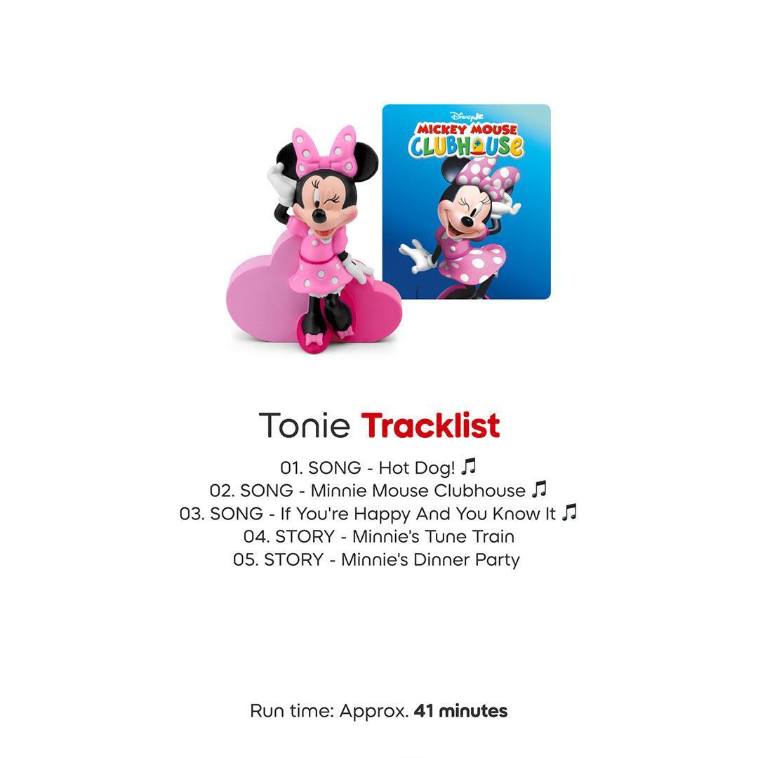 Tonies Disney Mickey Mouse Clubhouse - Minnie-Audio Player Cards + Characters- | Natural Baby Shower