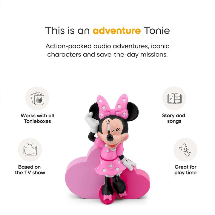 Tonies Disney Mickey Mouse Clubhouse - Minnie-Audio Player Cards + Characters- | Natural Baby Shower