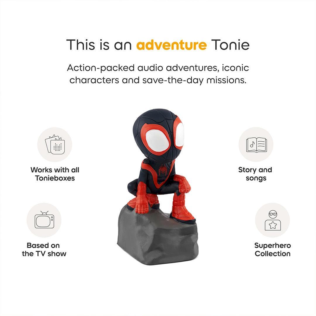 Tonies Marvel Spider-Man - Miles Morales-Audio Player Cards + Characters- | Natural Baby Shower