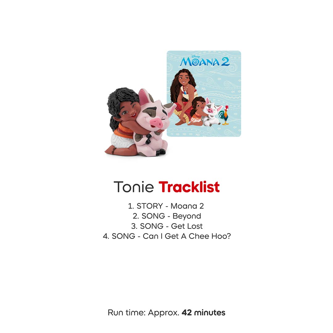 Tonies Disney: Moana 2 - Simea-Audio Player Cards + Characters- | Natural Baby Shower
