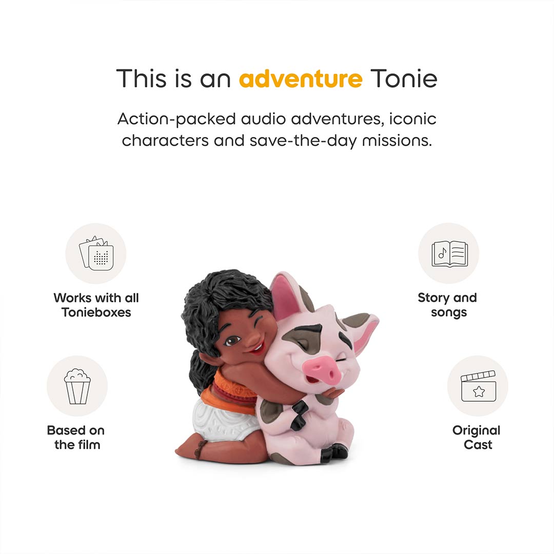 Tonies Disney: Moana 2 - Simea-Audio Player Cards + Characters- | Natural Baby Shower