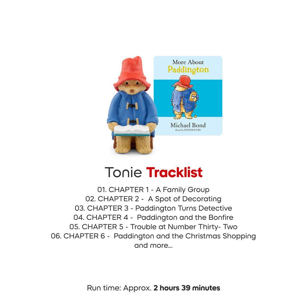Tonies More About Paddington-Audio Player Cards + Characters- | Natural Baby Shower