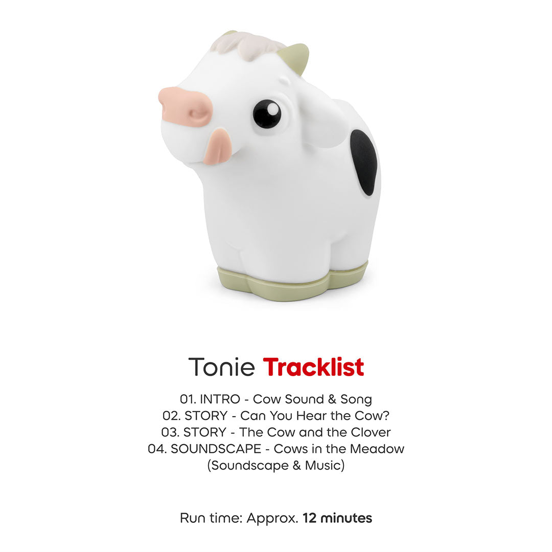 My First Tonies Farm Set - Cow, Pig, Horse-Audio Player Cards + Characters- | Natural Baby Shower