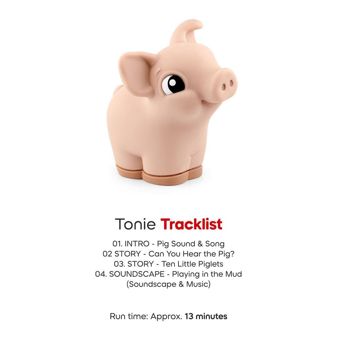 My First Tonies Farm Set - Cow, Pig, Horse-Audio Player Cards + Characters- | Natural Baby Shower