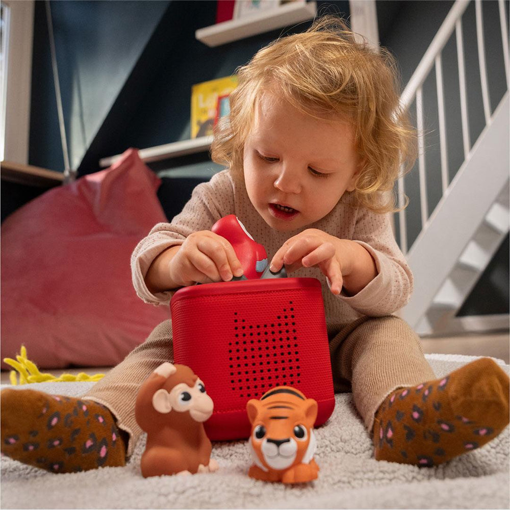 My First Tonies Jungle Set - Monkey, Tiger, Parrot-Audio Player Cards + Characters- | Natural Baby Shower