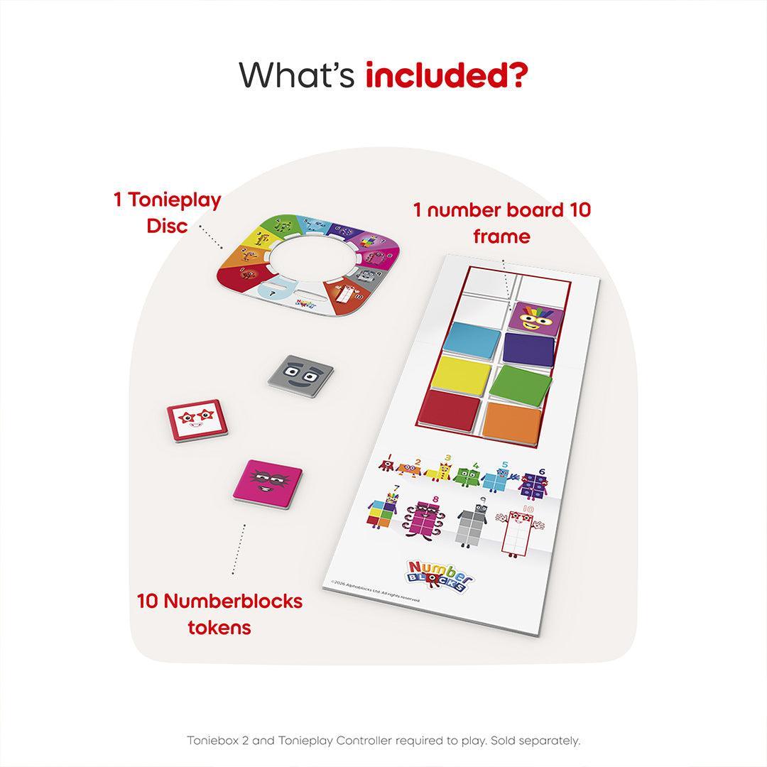 Tonies Numberblocks - Learning Adventures Tonieplay Game-Audio Player Cards + Characters-Learning Adventures Tonieplay Game- | Natural Baby Shower