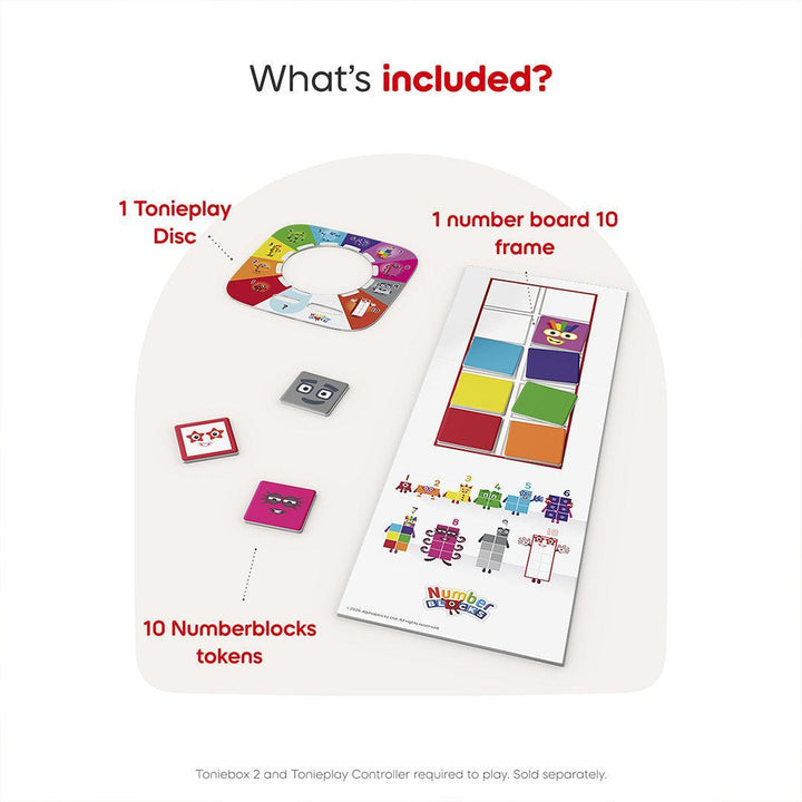 Tonies Numberblocks - Learning Adventures Tonieplay Game-Audio Player Cards + Characters-Learning Adventures Tonieplay Game- | Natural Baby Shower
