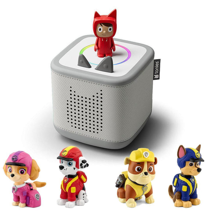 Tonies Toniebox 2 Bundle - Paw Patrol (5pc)-Audio Players-Grey- | Natural Baby Shower
