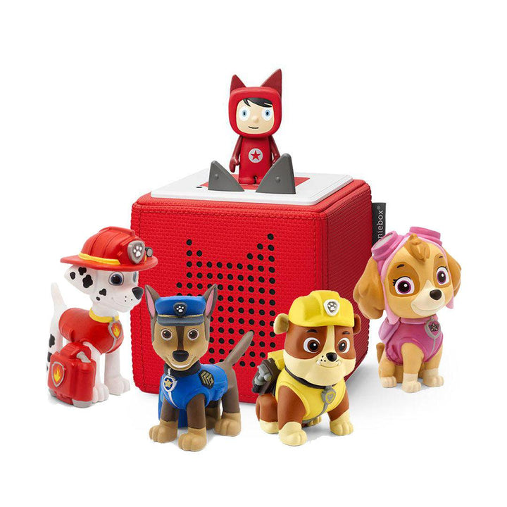 Tonies Paw Patrol Starter Bundle-Audio Player Cards + Characters-Red- | Natural Baby Shower
