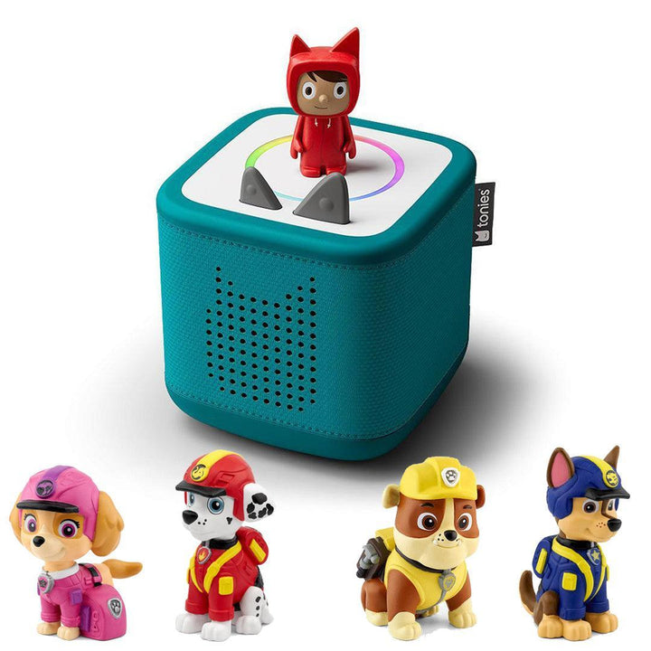 Tonies Toniebox 2 Bundle - Paw Patrol (5pc)-Audio Players-Teal- | Natural Baby Shower