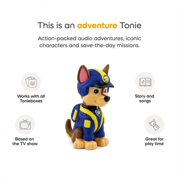 Tonies Paw Patrol Jungle Pups - Chase - Multicoloured-Audio Player Cards + Characters-Multicoloured-One Size | Natural Baby Shower