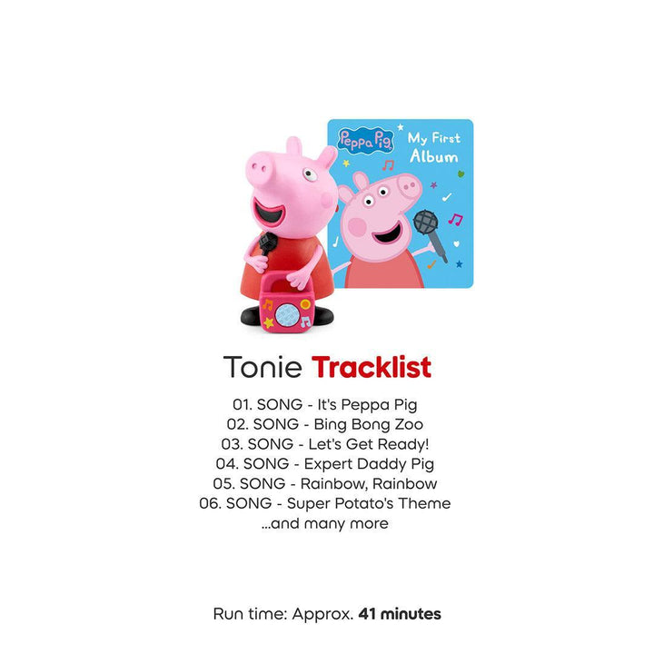 Tonies Peppa Pig - My First Album-Audio Player Cards + Characters- | Natural Baby Shower