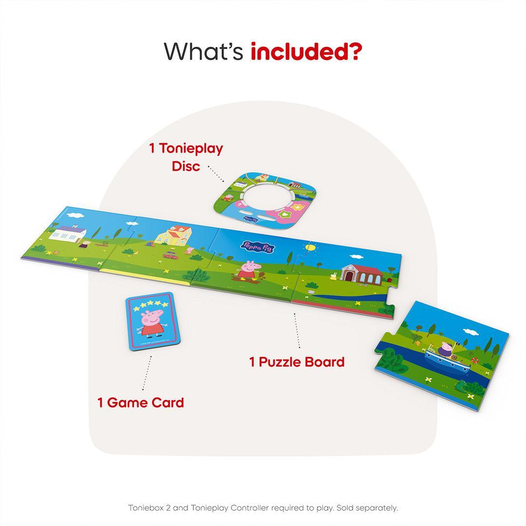 Tonies Peppa Pig: Playdate with Peppa Tonieplay Game-Audio Player Cards + Characters- | Natural Baby Shower