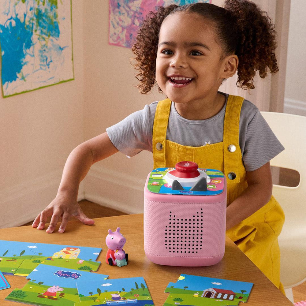 Tonies Peppa Pig: Playdate with Peppa Tonieplay Game-Audio Player Cards + Characters- | Natural Baby Shower