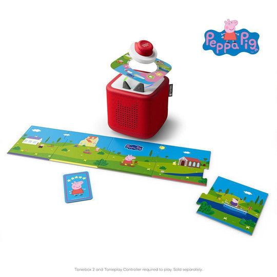 Tonies Peppa Pig: Playdate with Peppa Tonieplay Game-Audio Player Cards + Characters- | Natural Baby Shower