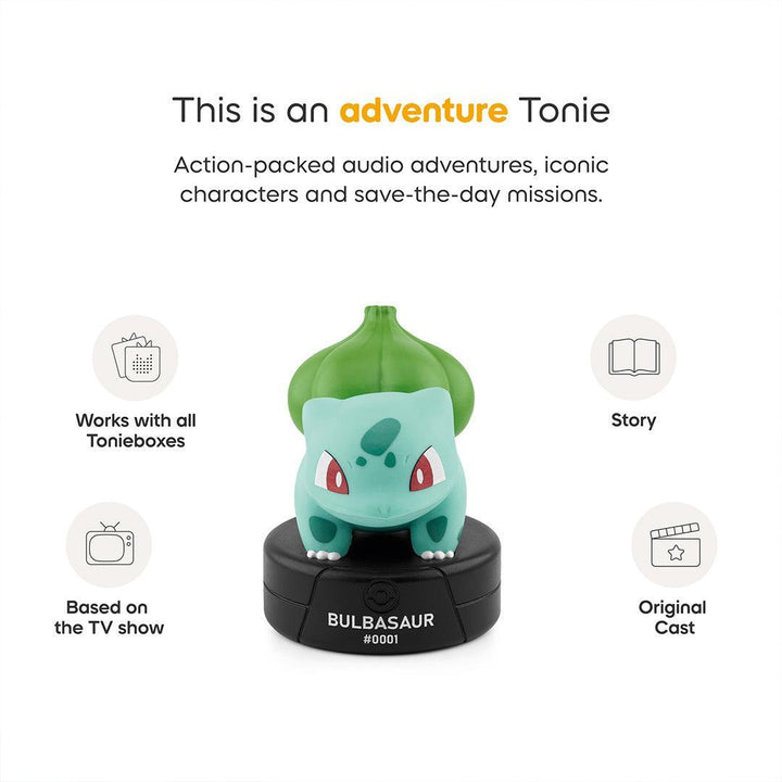 Tonies Pokémon - Bulbasaur-Audio Player Cards + Characters-Bulbasaur- | Natural Baby Shower