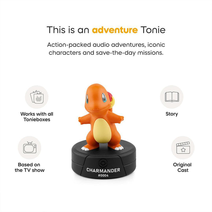 Tonies Pokémon - Charmander-Audio Player Cards + Characters-Charmander- | Natural Baby Shower