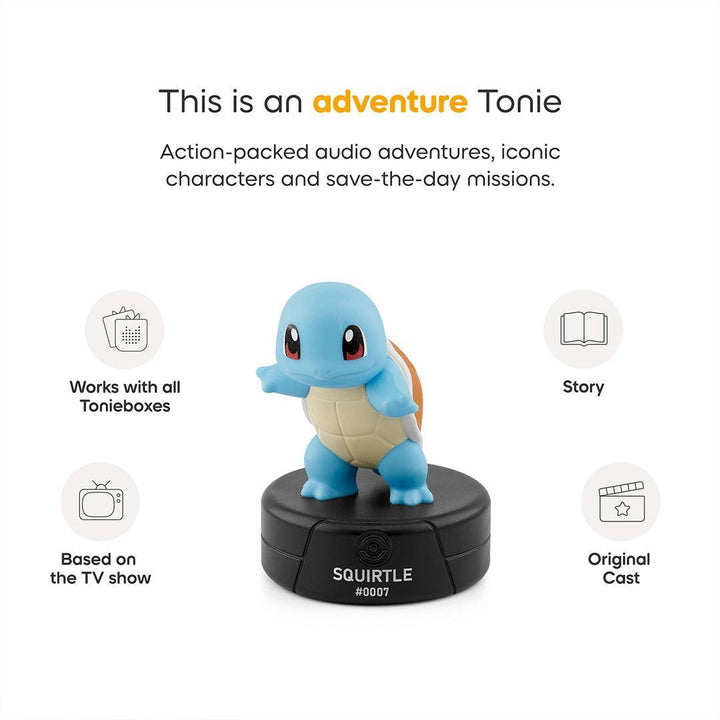 Tonies Pokémon - Squirtle-Audio Player Cards + Characters-Squirtle- | Natural Baby Shower